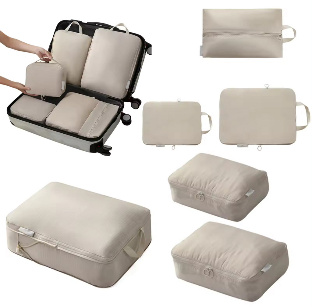 Kit de Organizadores de mala à prova d'água - 6 Pçs